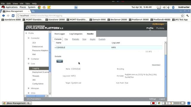 JBoss EAP - 24 Built in Handlers смотреть онлайн