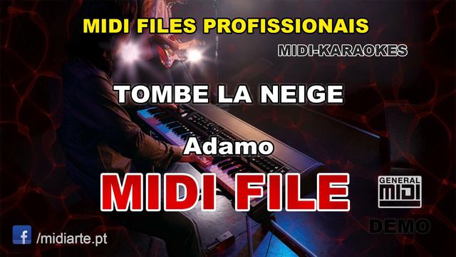 ♬ Midi file - TOMBE LA NEIGE - Adamo смотреть онлайн