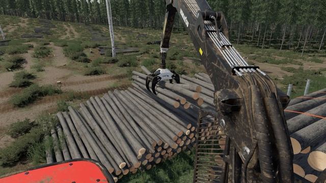 FORESTRY WORK WITH THE KOMATSU FORWARDER! | FS22 | Forestry | Holmåkra 22 | Timelapse | E02 смотреть онлайн