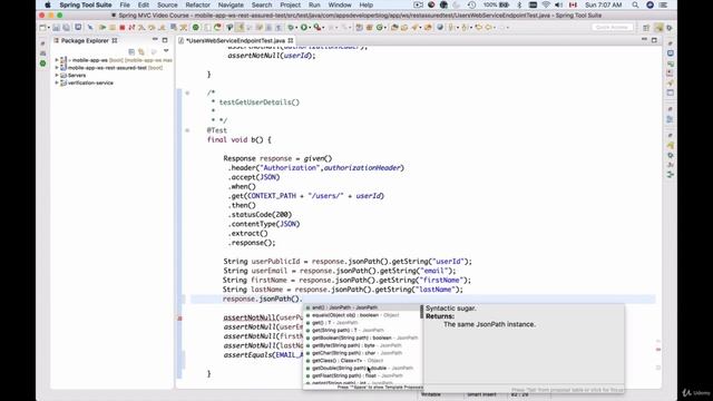 15 Get User Details API Call Validating List of Addresses 2514 смотреть онлайн