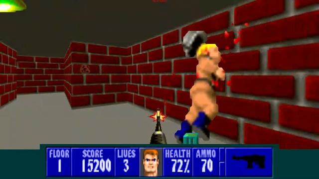 Wolfenstein 3D TC for ZDoom - E4L1 - All Secrets - I Am a Death Incarnate смотреть онлайн