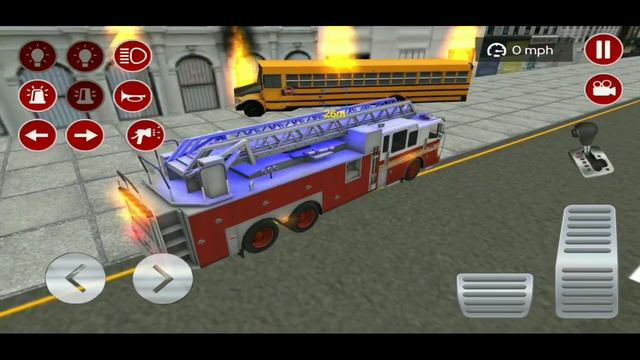 Fire truck driving rescue 911 fire engine games -All Levels -Real Firefighter Games Android Gamepla смотреть онлайн