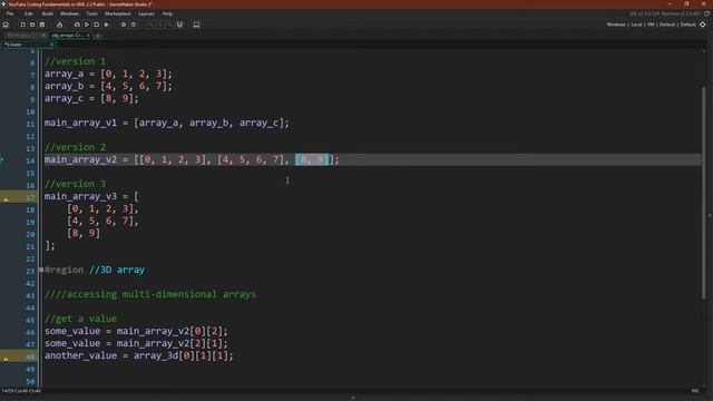 Array Update [GameMaker Studio 2.3] смотреть онлайн