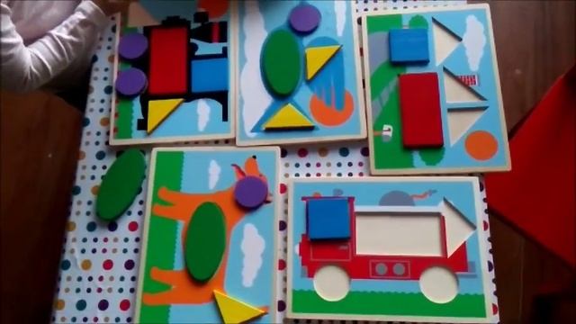 Puzzle De Formas Geométricas De Iniciación