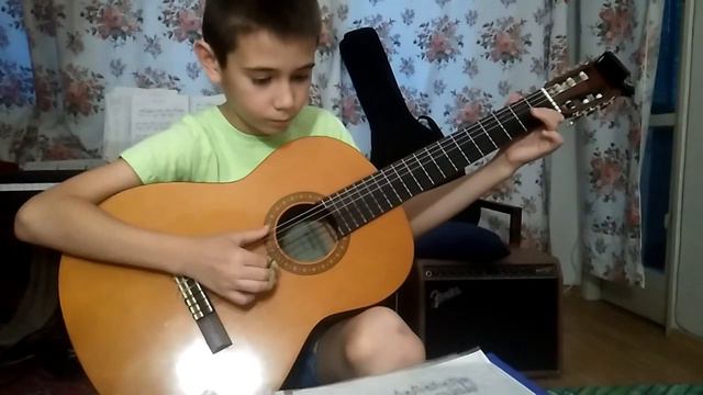 Марти свири упражнение за класическа китара. смотреть онлайн