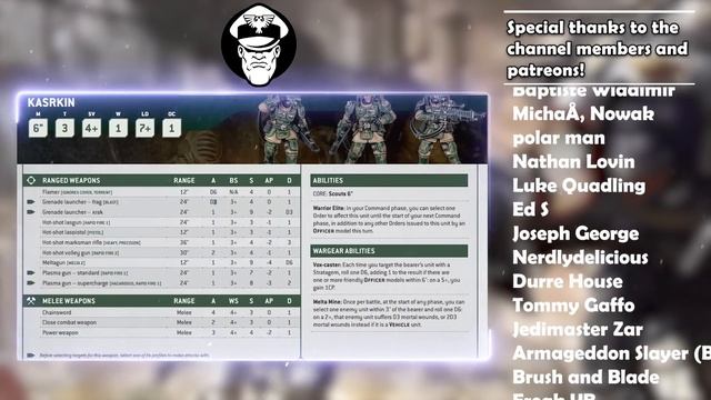 The Mighty have Fallen! Kasrkin now meh? | 10th Edition | Astra Militarum Tactics смотреть онлайн