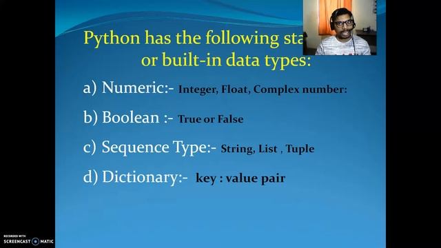 #DataType in Python смотреть онлайн