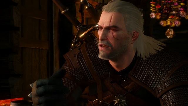 Гюнтер о'Дим в Белом саду. Диалог в прологе игры | The Witcher 3 (Ведьмак 3) смотреть онлайн