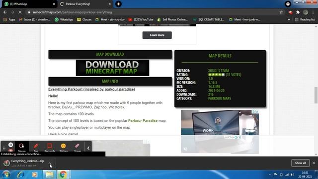 How to Download Parkour Maps for Minecraft (Java 1.16) смотреть онлайн