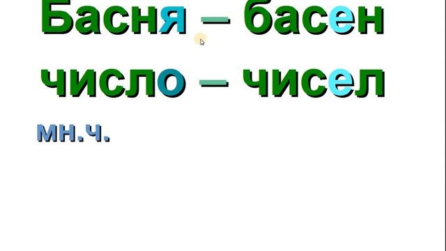 Чередование е о в корне слова