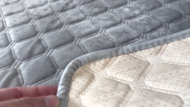 Дивандеки накидки на угловой диван / прямой диван или кресло серый геометрия Ромбы смотреть онлайн