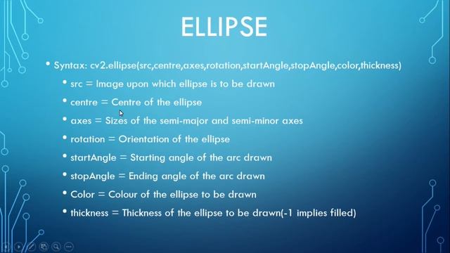 3 - Drawing shapes using OpenCV library смотреть онлайн