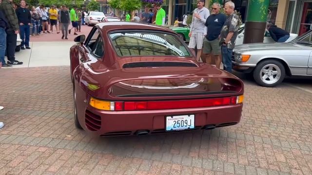 Porsche 959! (60FPS) Start Up Sounds And Driving