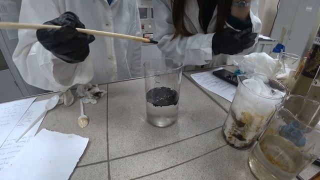 Поиск сорбента для поглощения разлитой нефти в океане. Проект Школьника.