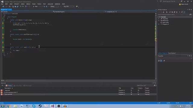 C# - How to Shuffle/Randomize Arrays смотреть онлайн