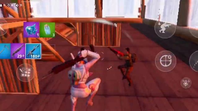 Box fighting with my friends (fortnite mobile game play) смотреть онлайн