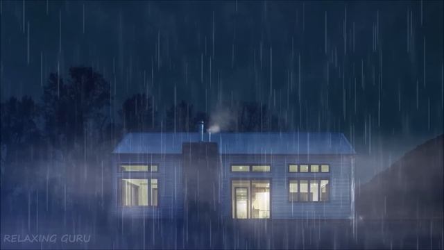 Rain on a Metal Roof and Thunderstorm Sounds with Violent Thunder & Lightning for Sleeping, Relaxin смотреть онлайн