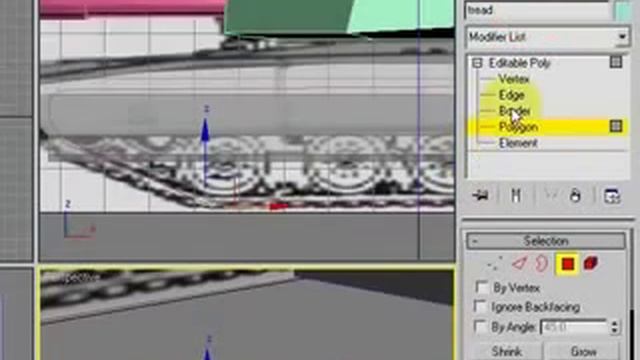 3D Studio Max Model A Tank Part 11