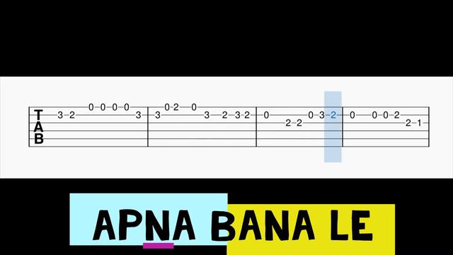 Apna Bana Le Guitar Tabs | Bhediya | Arjit Singh смотреть онлайн