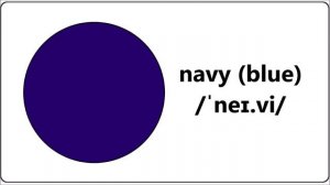 Colors in English