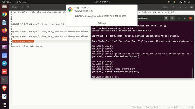 ERROR: Your Cacti database login account does not have access to the MySQL TimeZone database Pleas смотреть онлайн