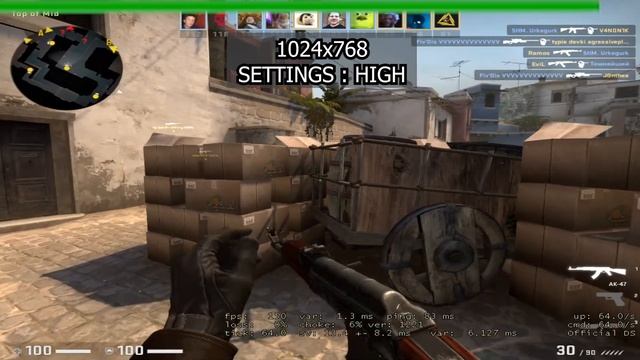 I5 7400 + RTX 2060 |PERFORMANCE TEST | COUNTER STRIKE GLOBAL OFFENSIVE смотреть онлайн