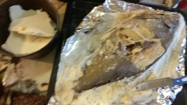 Рыба запеченная в соли. (Лещ по-липовански) Рецепт в комментариях.#очень вкусная смотреть онлайн