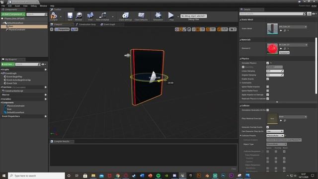 How To Open A Door With Physics - Push Open A Door - Unreal Engine 4 Tutorial смотреть онлайн