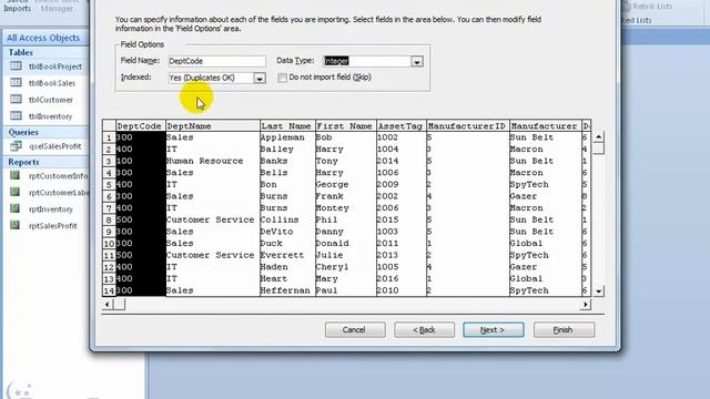 Microsoft Access 2010 Tables: Import Excel Data смотреть онлайн