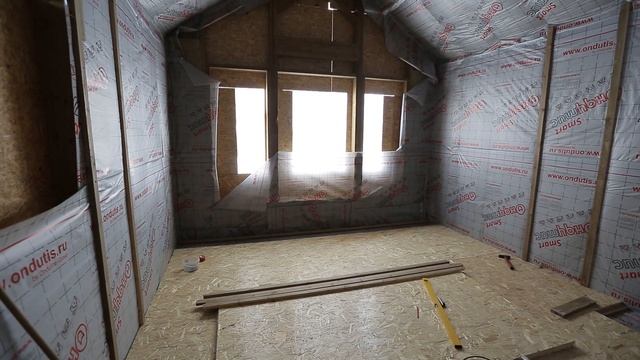 Строительство правильного каркасного дома. Часть 5 утепление, пароизоляция смотреть онлайн