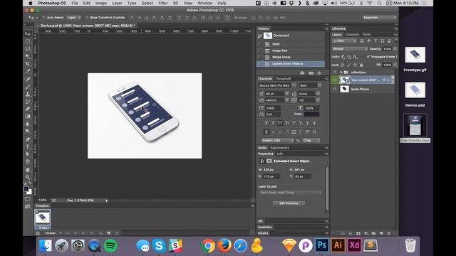 How to Put Your Prototypes Inside a Device and Export as GIF смотреть онлайн