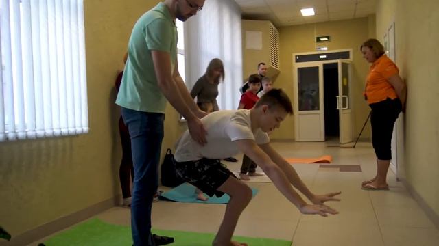 Адаптивное плавание: тренировка на суше в группе спортивной подготовки смотреть онлайн
