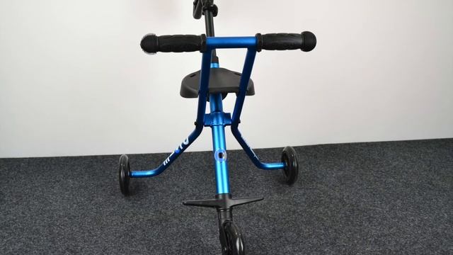 Micro Trike Deluxe Blue | Распаковка | Обзор | Unboxing | Review смотреть онлайн