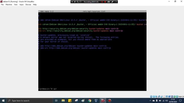 Menambahkan Repository CD 2 dan 3 Pada Debian 10 CLI смотреть онлайн