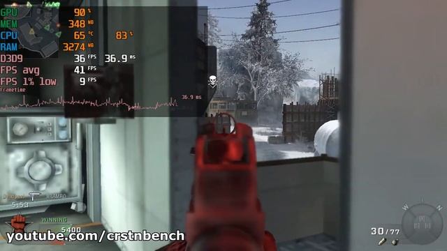 Intel Pentium Silver N6000 \ Intel UHD Graphics \ Call of Duty: Black Ops @720p low settings смотреть онлайн