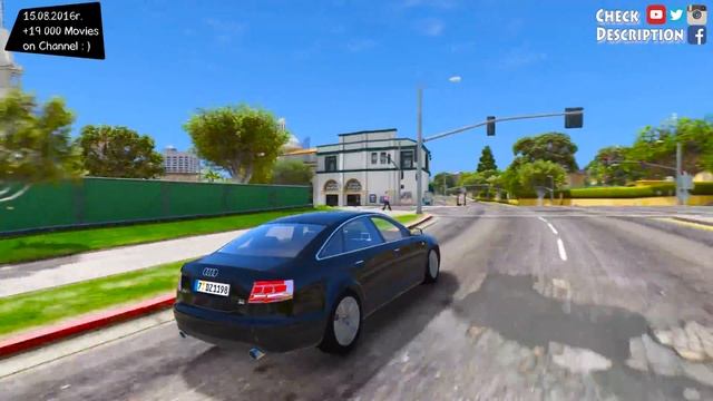 2008 Audi A6 3 0T 1.1 - GTA V MOD | 2.7K / 1440p ! _REVIEW смотреть онлайн
