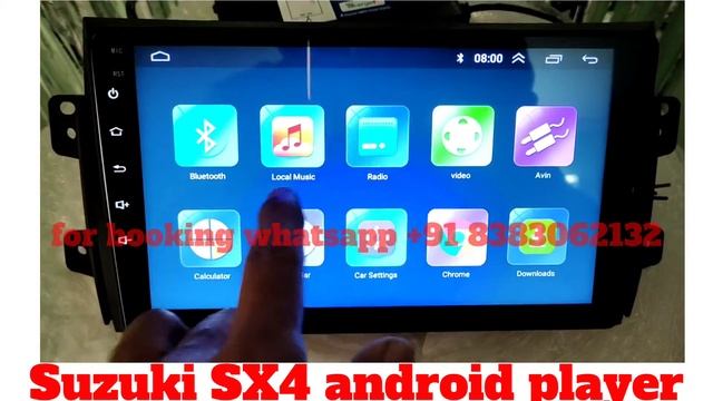 Suzuki SX4 android player | Suzuki SX4 car stereo touch screen android смотреть онлайн