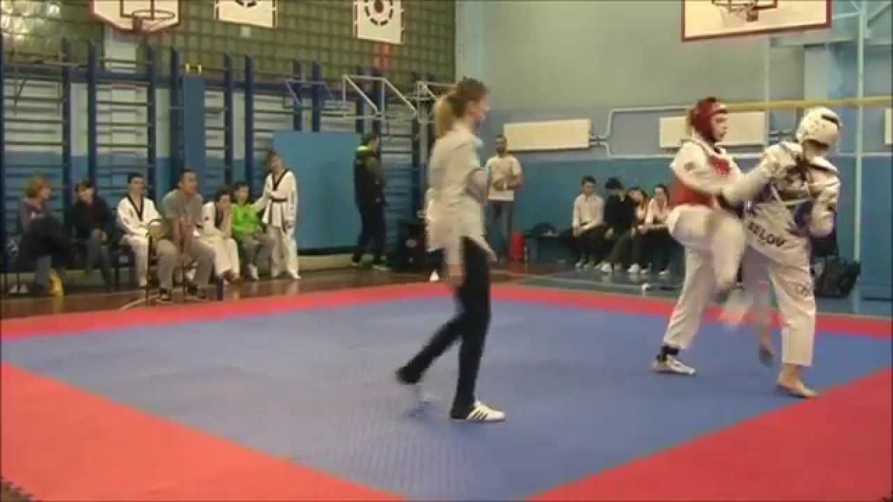 Taekwondo WTF. V Открытое Первенство района Кузьминки. 29.03.2015. Белов-Бровин. смотреть онлайн