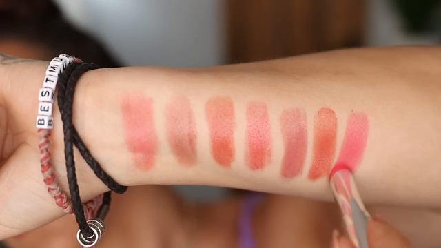 SWATCHING ALL MY DIOR ADDICT HYDRATING SHINE LIPSTICKS | My Full Collection!! смотреть онлайн