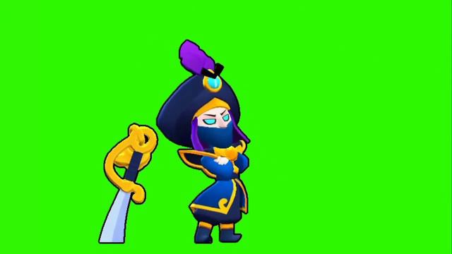 Rogue Mortis - Green Screen | Brawl Stars смотреть онлайн