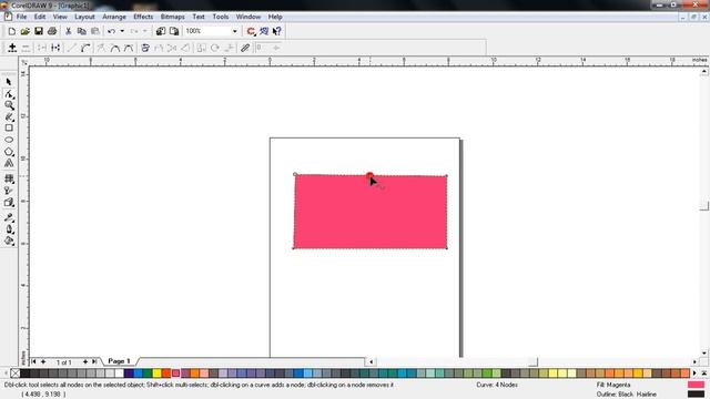 CorelDraw 9 Class 5 | shape tool смотреть онлайн