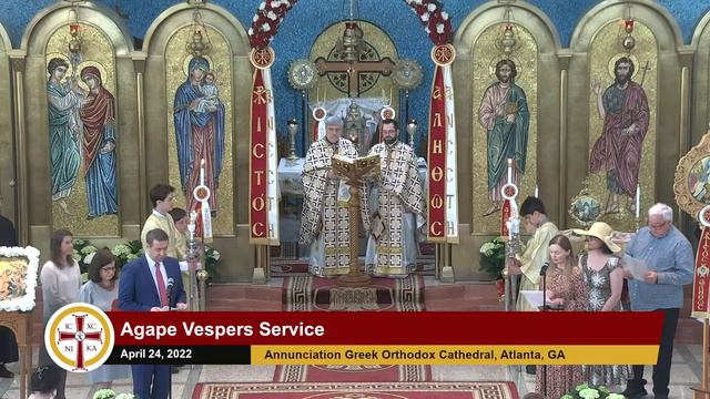 20220424–Pascha (Easter) Sunday (Agape Vespers) смотреть онлайн