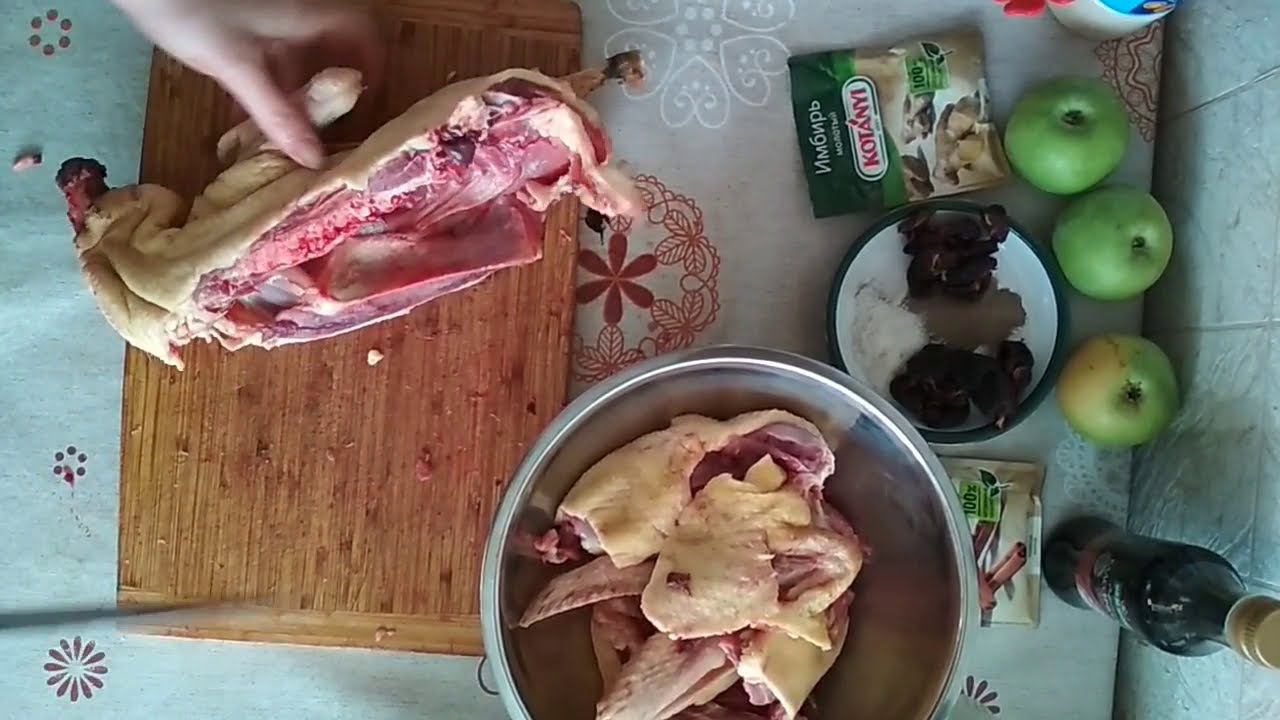 Как разделать утку на кусочки за 5 минут смотреть онлайн