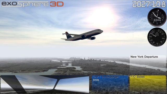 Flight 1549 3D Reconstruction, Hudson River Ditching Jan 15, 2009