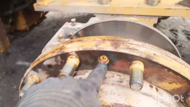 Как снять бортового редуктора 3м³ фронтального погрузчика? смотреть онлайн