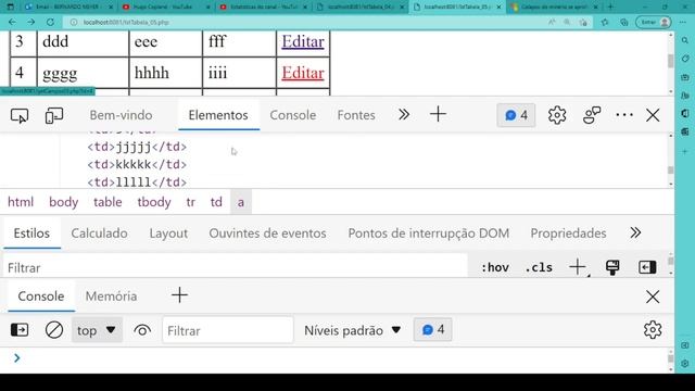 Curso de Php 20 - Listando registros do Mysql e ligando a ações CRUD смотреть онлайн