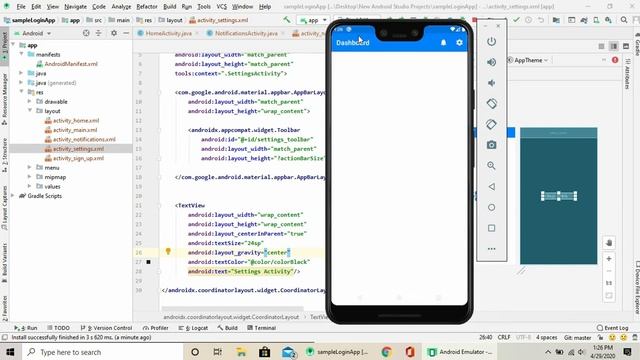 Android Studio Tutorial - Up Action (Back Button in Toolbar) смотреть онлайн