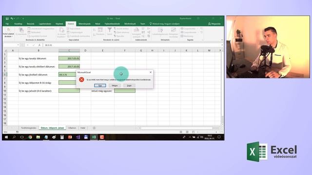 Excel - Adatérvényesítés, legördülő lista | Excel videosorozat 13. rész смотреть онлайн
