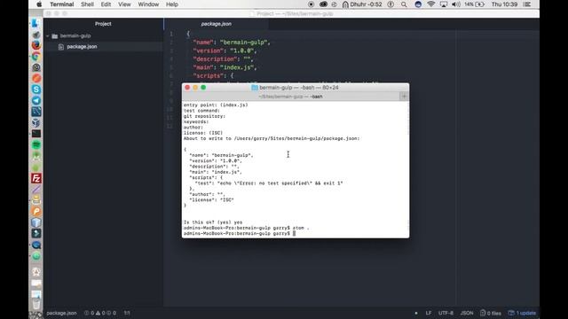 Bermain Gulp Convert PSD to HTML Bagian 1 - Persiapan Instalasi смотреть онлайн