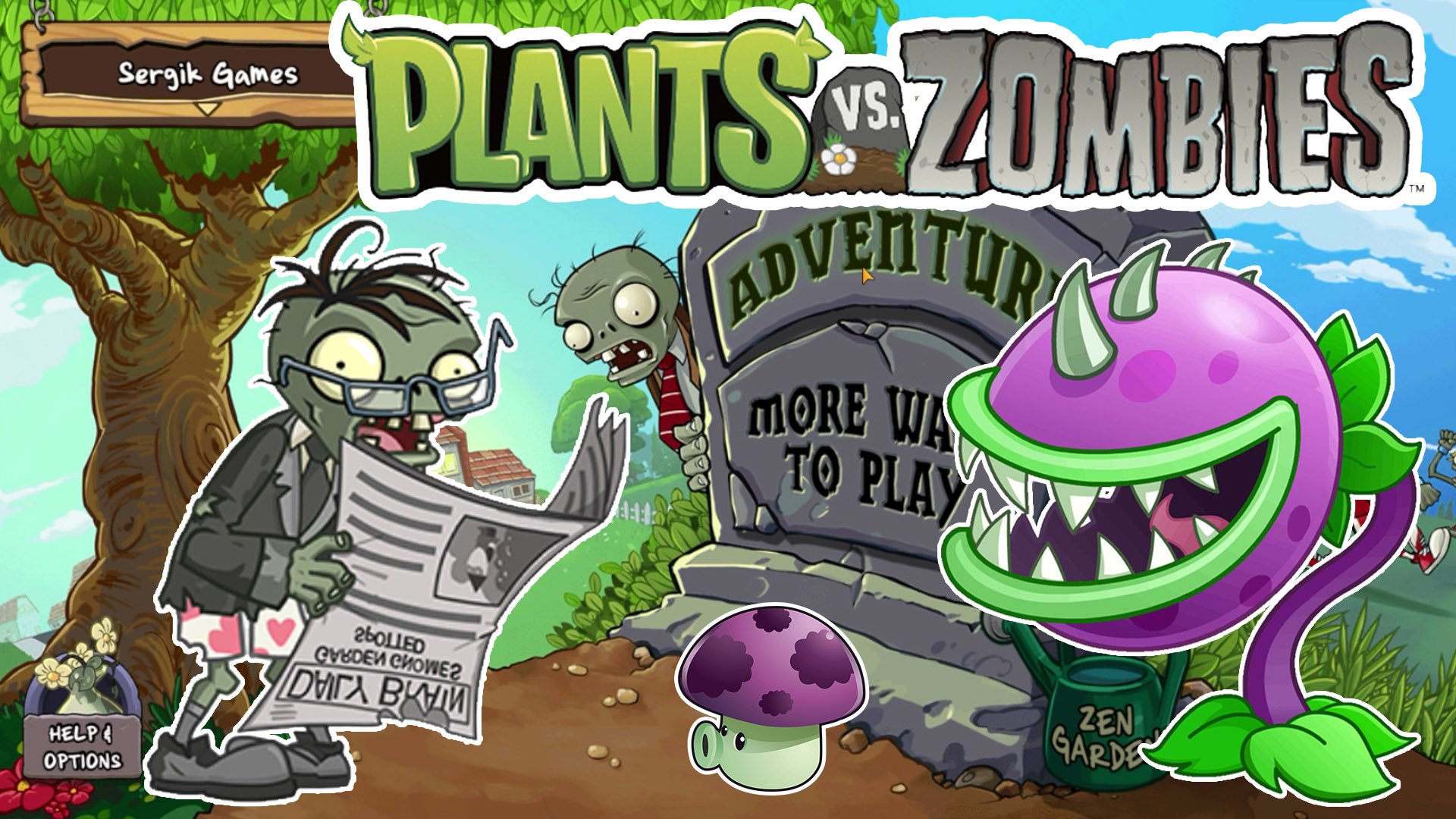 Растения против Зомби! Прохождение игры| Plants vs Zombies #2